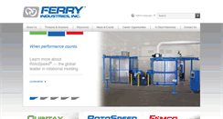Desktop Screenshot of ferryindustries.com